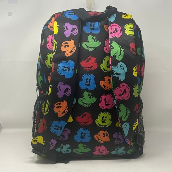 NWOT Disneyland Resort Exclusive Rainbow Silhouette Face Mickey Mouse Backpack - Picture 2 of 11